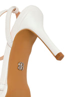 Woman White Ankle-Strap Buckle Thin-Heeled Sandal | Derimod