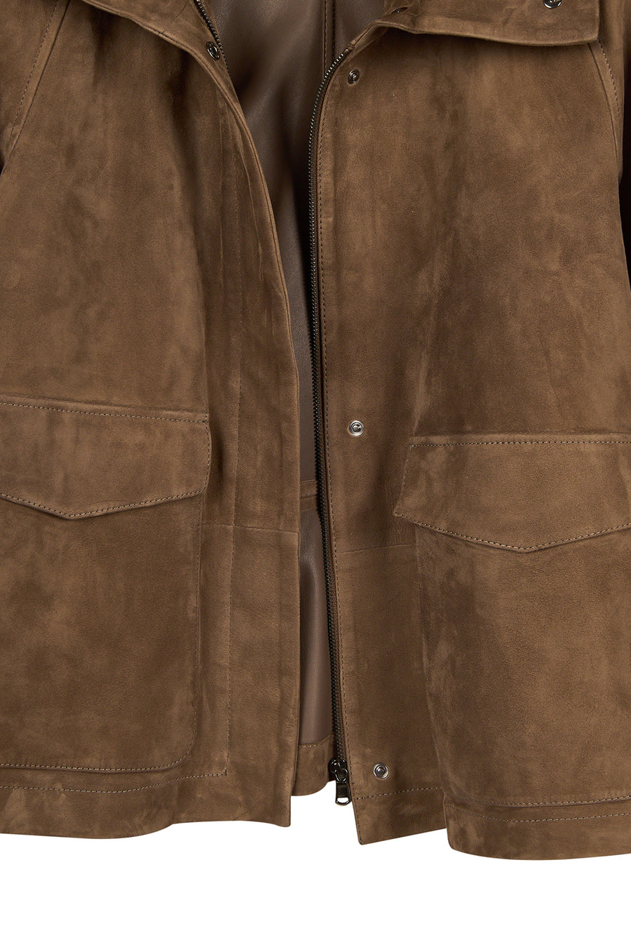 Florida Woman Mink A-From Suede Jacket