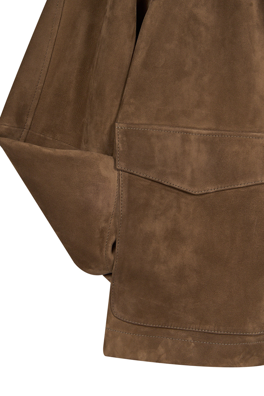 Florida Woman Mink A-From Suede Jacket