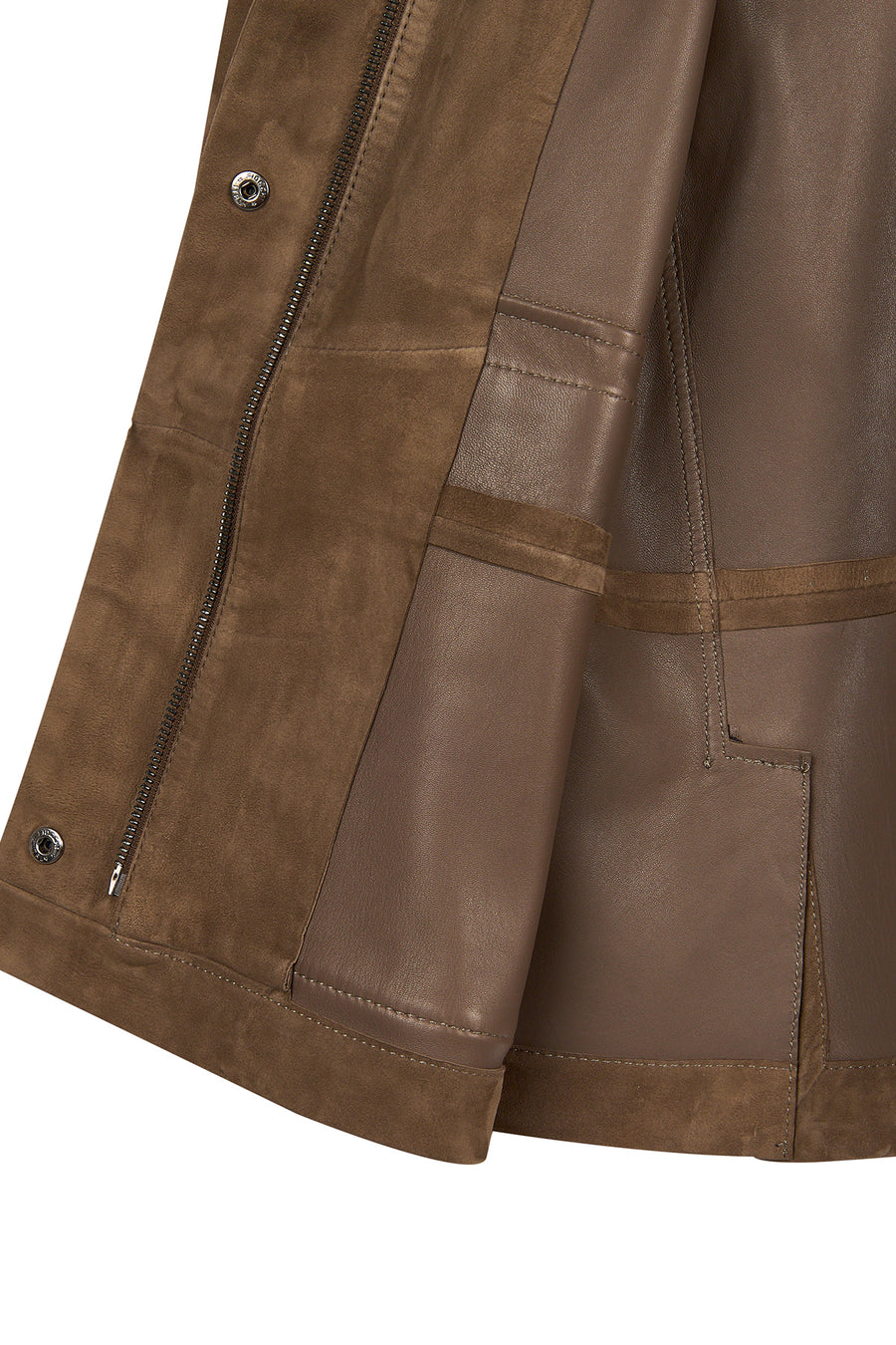 Florida Woman Mink A-From Suede Jacket