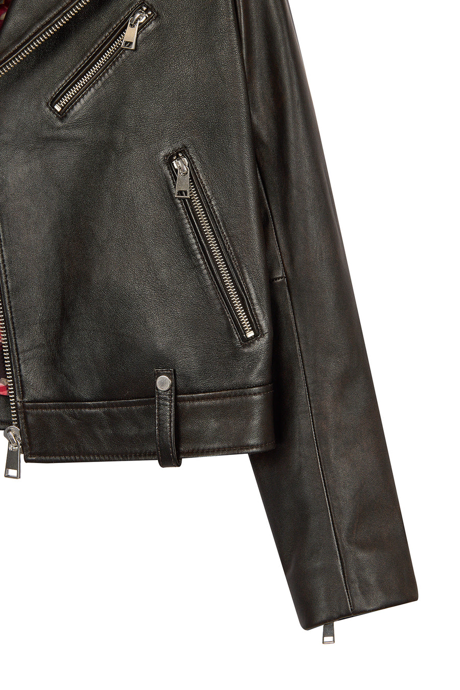 Newyork Kadın Bronz Biker Deri Ceket