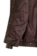 Dybala Erkek Kahverengi Hakim Yaka Deri Ceket | Derimod