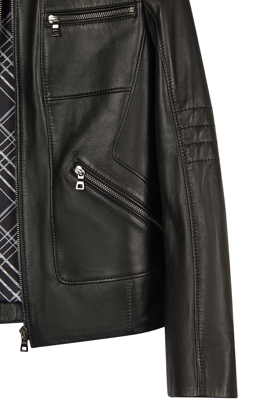 Kim Woman Black Leather Jacket