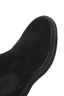 Men's Black Suede Leather Chelsea Boots | Derimod