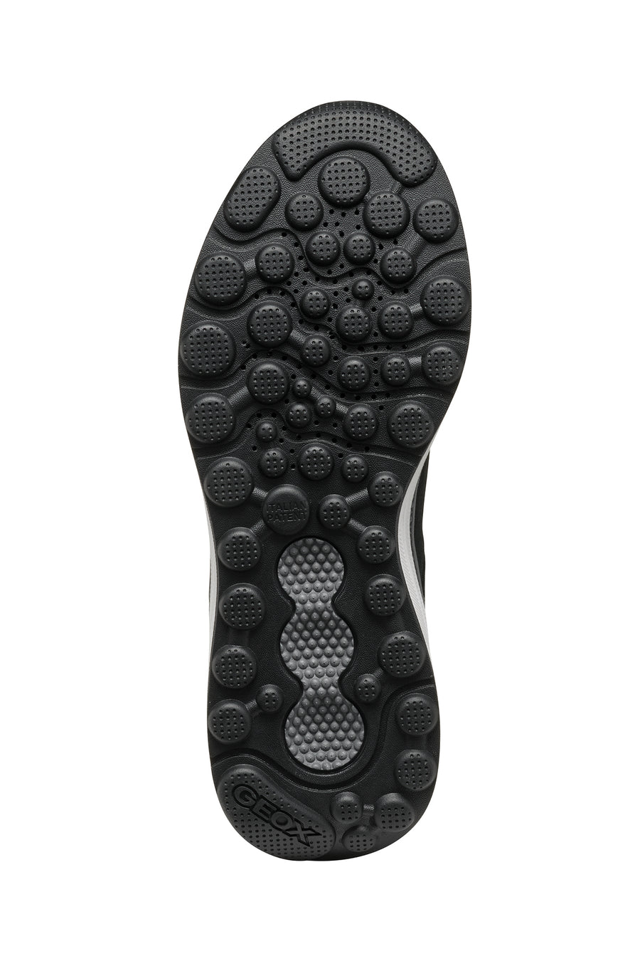 Geox Erkek Siyah U Spherica Actif X1 Bağcıklı Waterproof Deri Sneaker