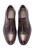 Men's Brown Leather Classic Shoes | Derimod