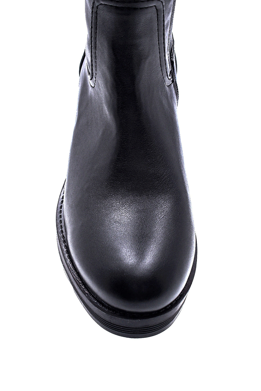 Women's Zippered Mid-Heel Boots