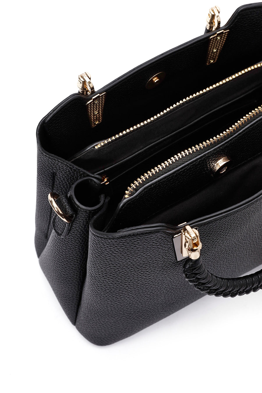 Women's Black Long Strap Shoulder Bag