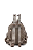 Women's Light Khaki Quilted Backpack | Derimod