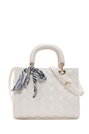 Women's Beige Long Strap Quilted Handbag | Derimod