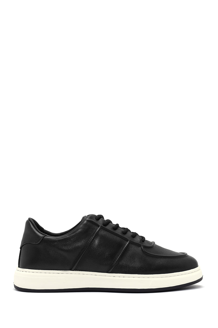 
Men's Black Lace-Up Leather Sneaker
 24WFD632918 | Derimod