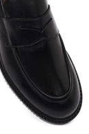 Erkek Siyah Deri Casual Loafer | Derimod