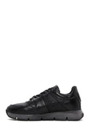 Men's Black Leather Casual Sneaker | Derimod