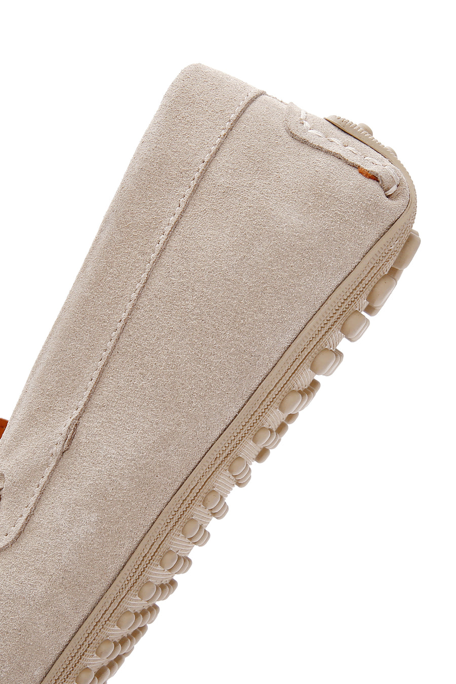 Men's Beige Suede Leather Casual Loafer