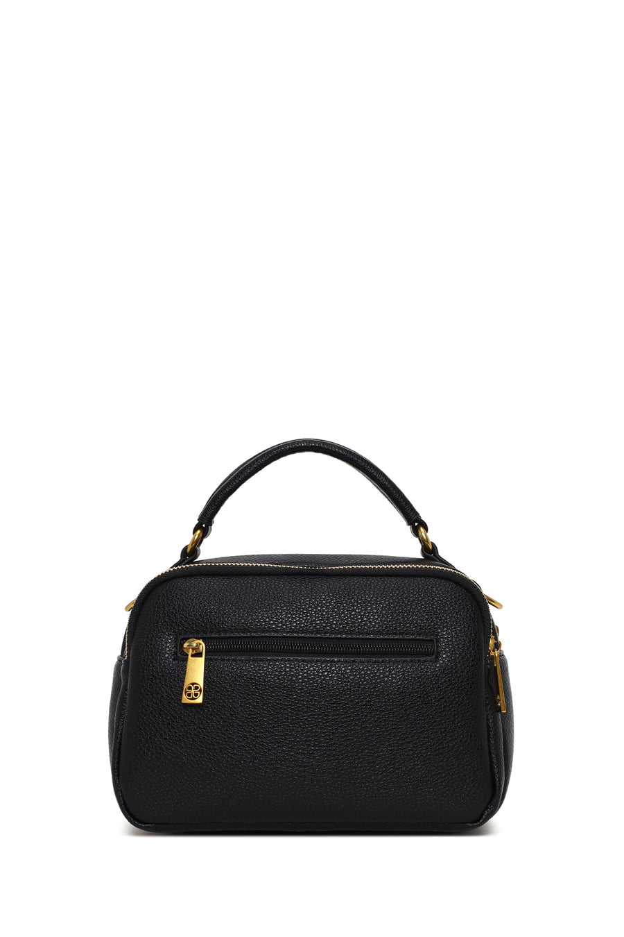 Woman Black Long-Strap Crossbody Bag