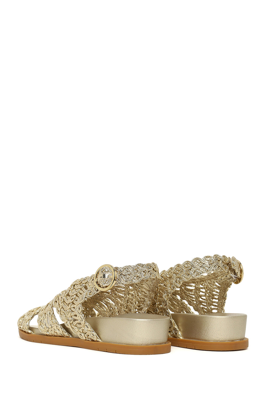 Woman Gold Metallic Sandal