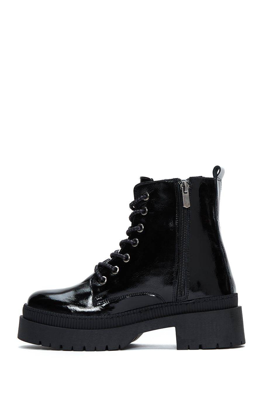 Women's Leather Patent Leather Boots
