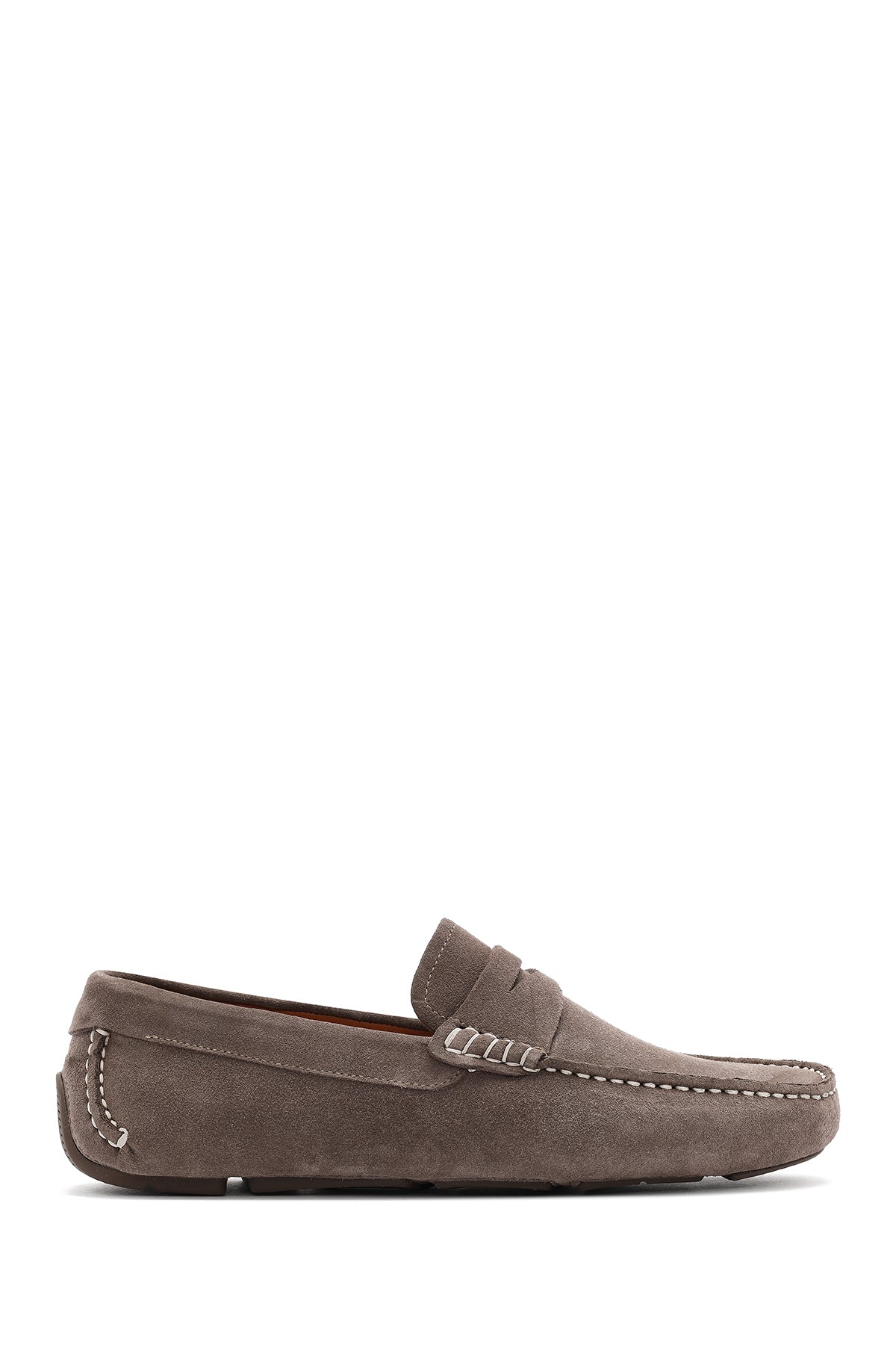 Erkek Vizon Süet Deri Loafer 25SFD630310 | Derimod