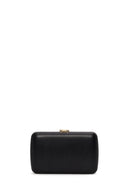 Woman Black Accessory-Detail Long Chain-Strap Mini Evening Clutch Bag | Derimod