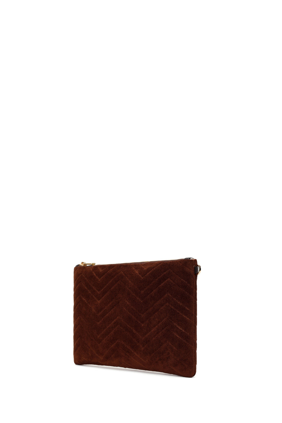 Kadın Kahverengi Zincir Askılı Süet Portföy Çanta