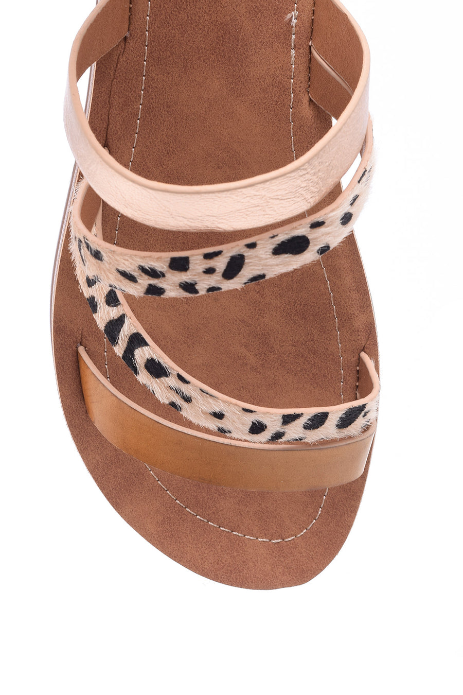Kadın Gold Leopar Terlik