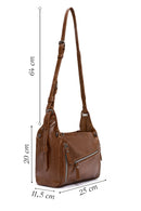 Women's Tan Long Strap Crossbody Bag | Derimod