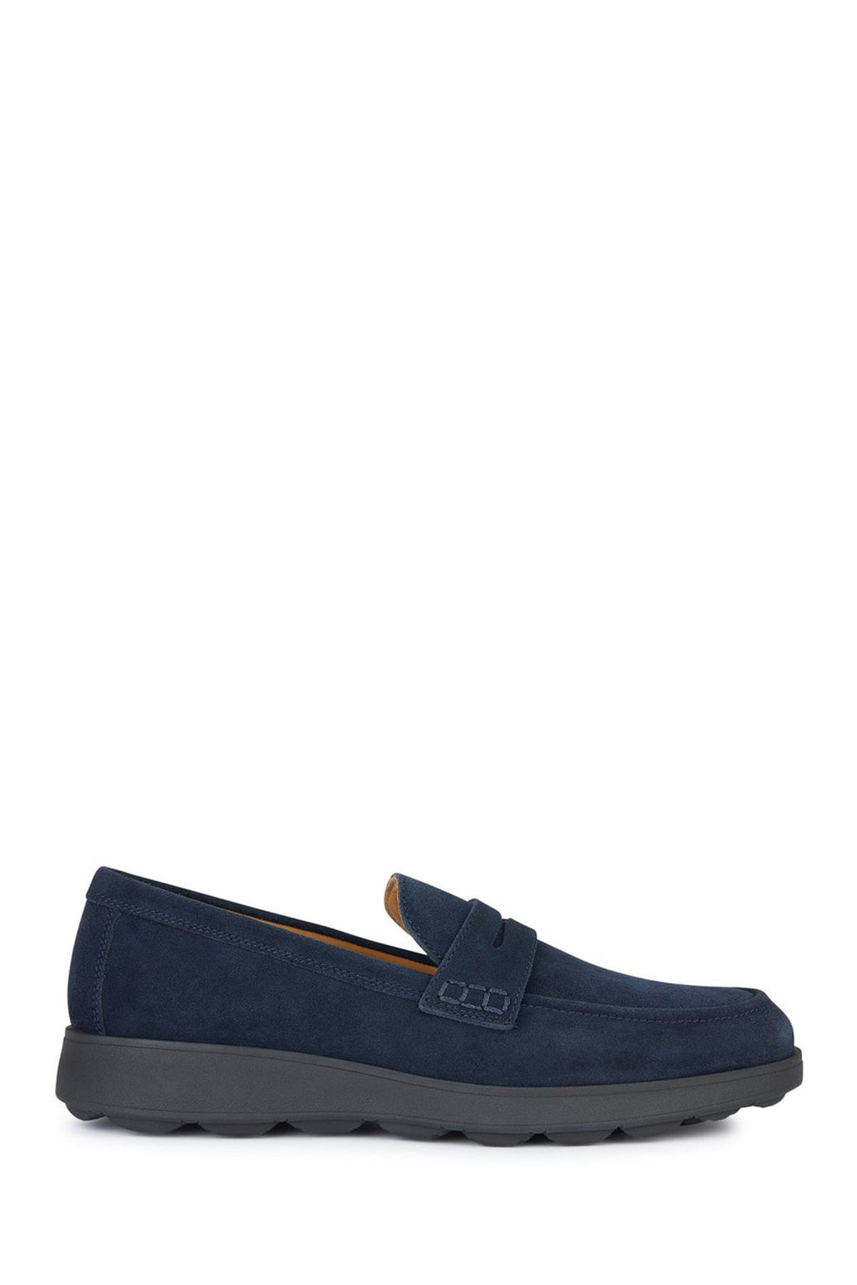 Geox Erkek Lacivert Spherica Ec10 Süet Deri Casual Loafer U45GHC00022C4002 | Derimod