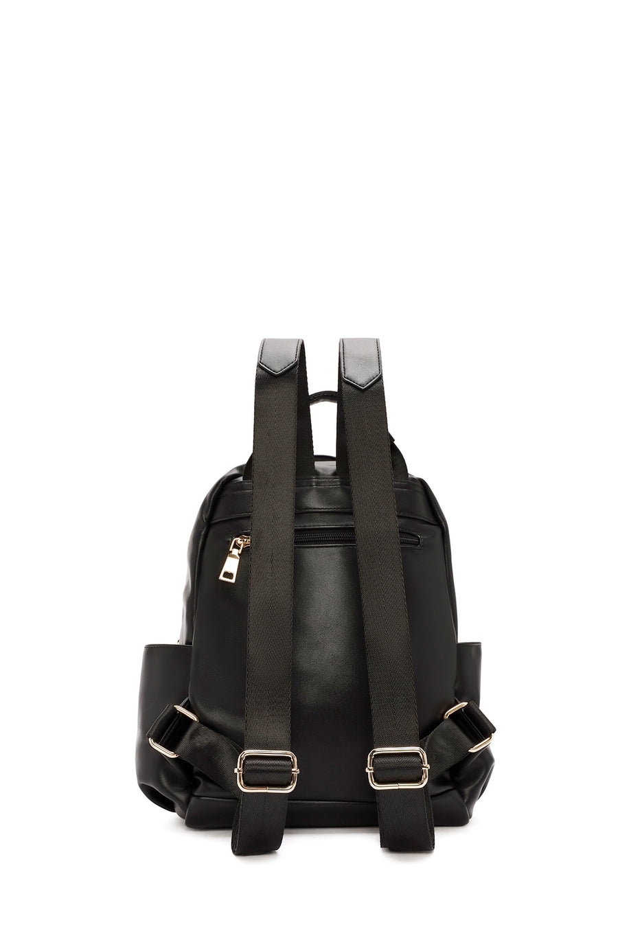 Women's Black Accessory Detailed Backpack