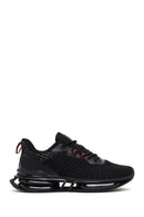 Derimod Zero Men's Black Lace-Up Thick Soled Sneaker | Derimod