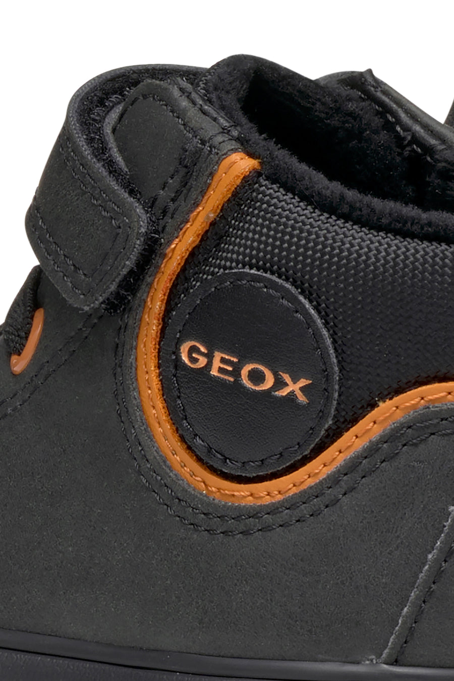 Geox Erkek Bebek Siyah B Gisli Nubuk Deri Bot