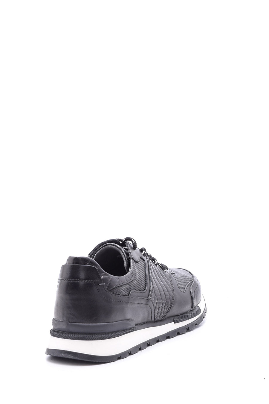 Men's Crocodile Detailed Leather Sneaker