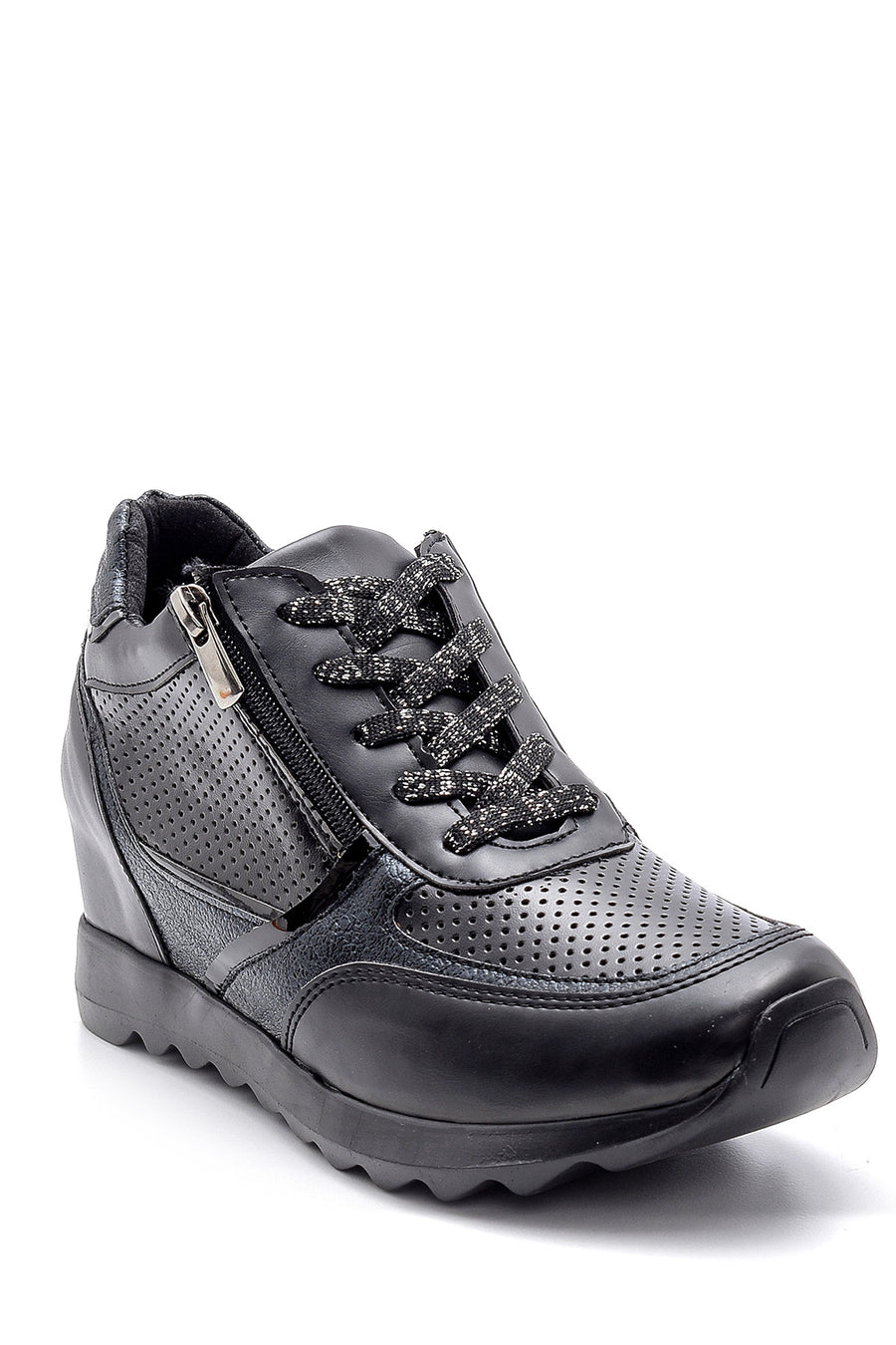 Kadın Fermuar Detaylı Sneaker