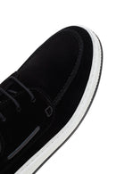 Men's Black Lace-Up Suede Leather Casual Shoes | Derimod