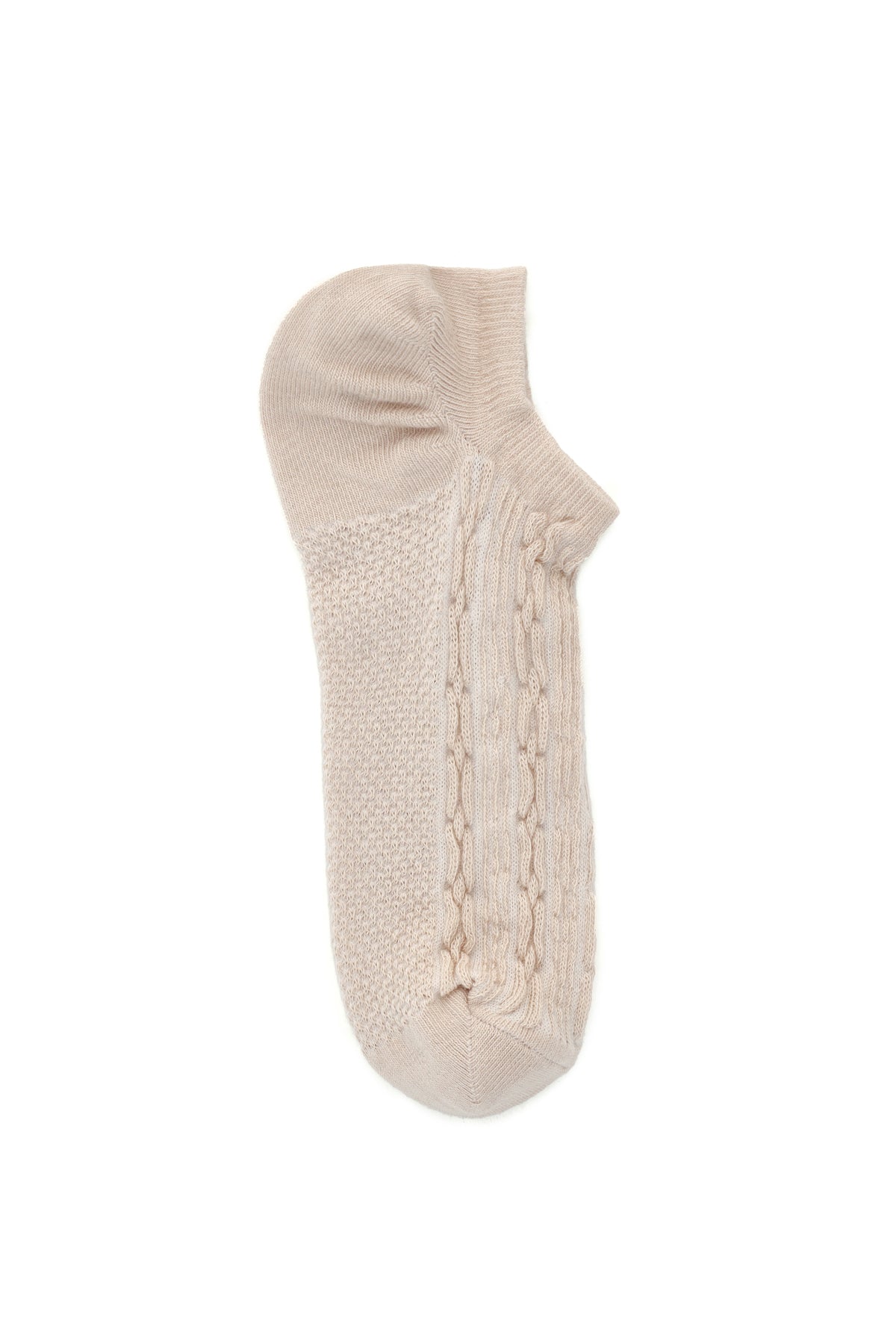 Kadın Bej Pamuk Çorap