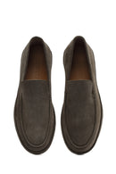 Erkek Haki Süet Deri Loafer | Derimod