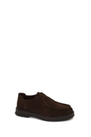Male Brown Lace-Up Thick-Soled Suede Casual Shoes | Derimod