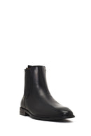 Male Black Leather Chelsea Boots | Derimod