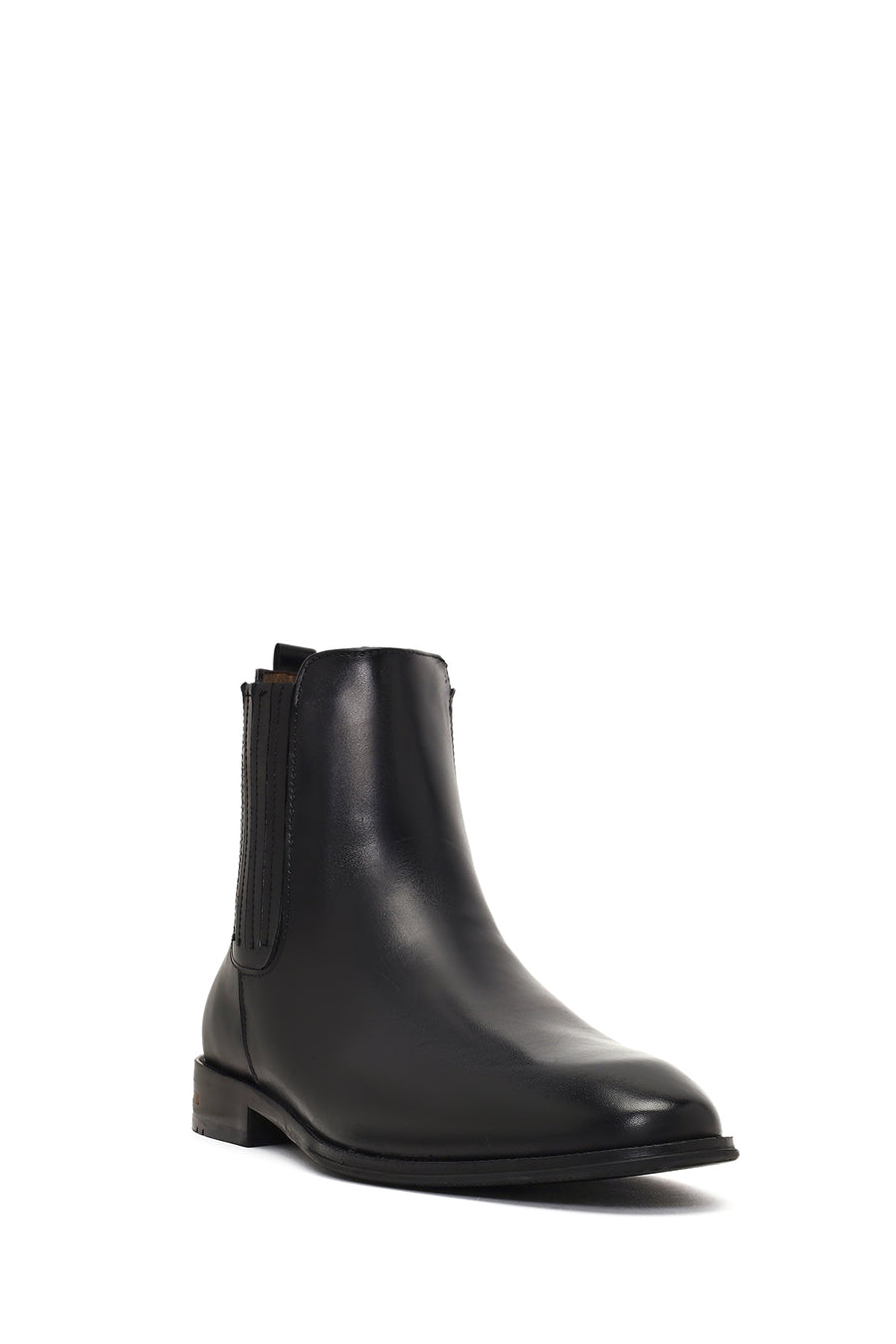 Male Black Leather Chelsea Boots