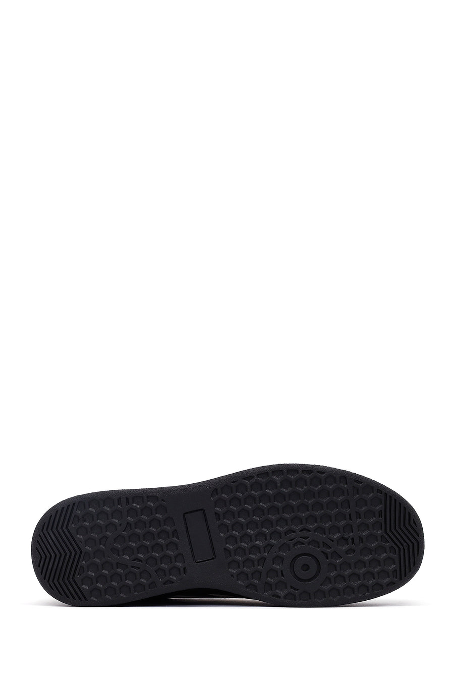 Woman Black Lace-Up Chunky Sneaker