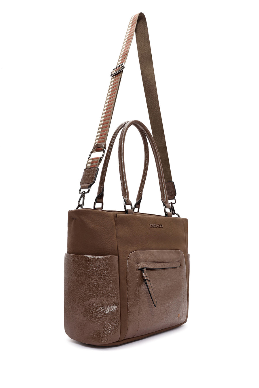 Women's Tan Long Strap Shoulder Bag