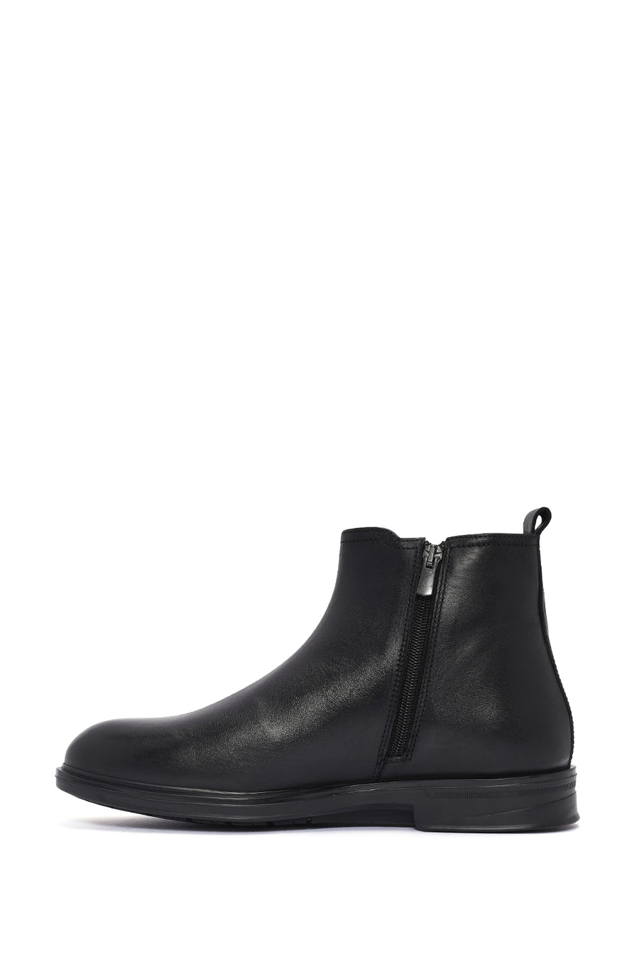 Men's Black Leather Chelsea Boots