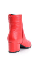 Women's Heeled Leather Boots | Derimod