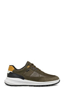 Geox Men's Green Pg1X Abx Laced Waterproof Leather Sneaker | Derimod