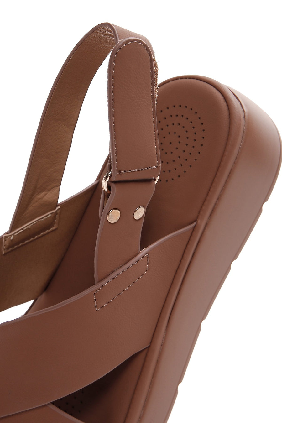 Kadın Taba Kalın Tabanlı Comfort Sandalet