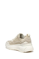 Geox Kadın Vizon D Nebula 2.0 X A - Knit.Tex + Su Bağcıklı Kumaş Sneaker | Derimod