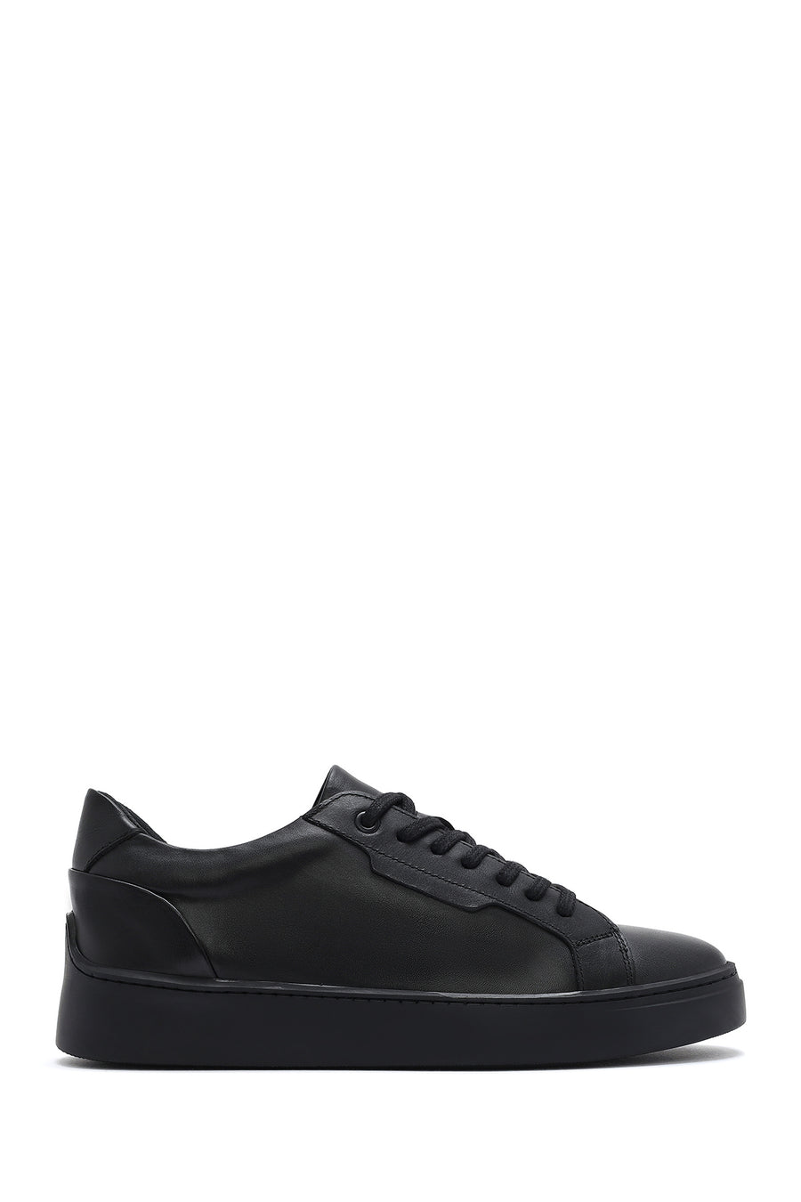 Male Black Lace-Up Leather Sneaker 26SFD660018 | Derimod