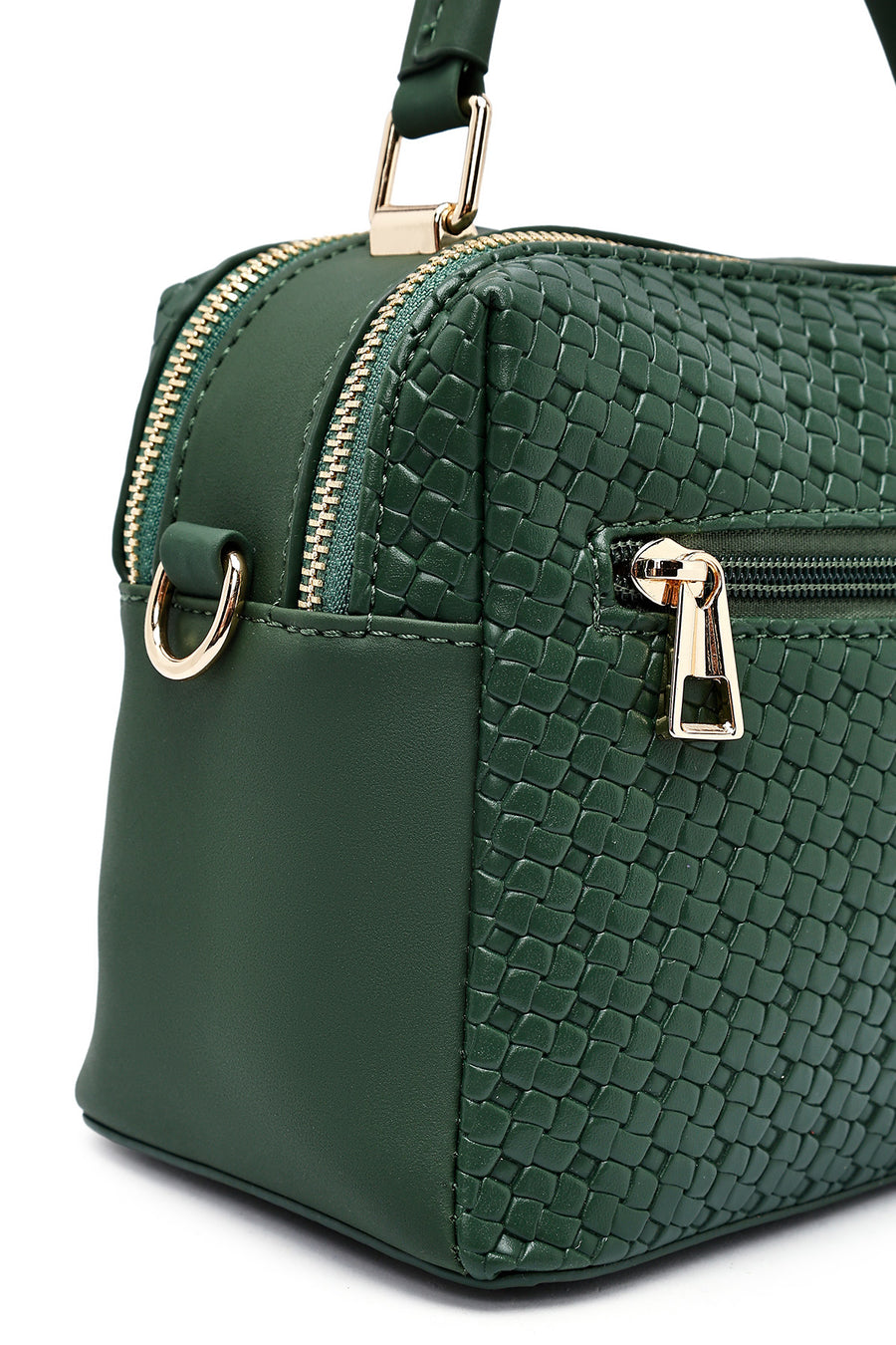 Women's Green Printed Long Shoulder Bag