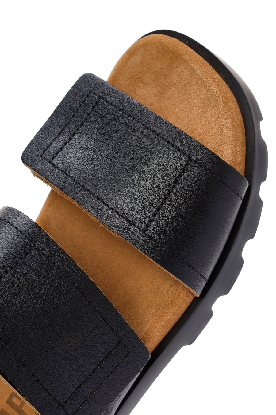 Camper Men's Black Brutus Leather Sandals