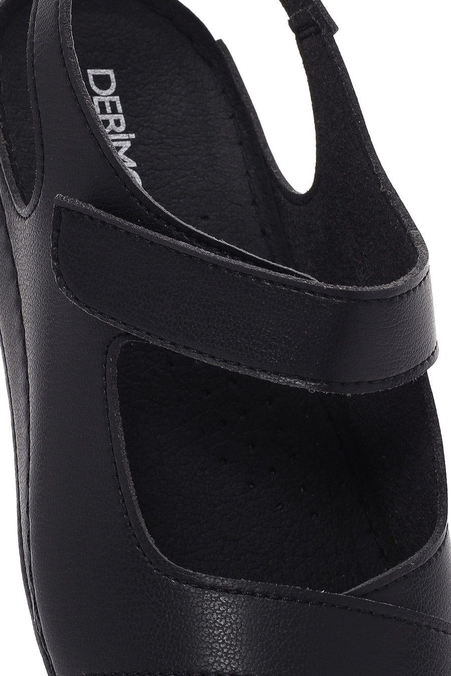 Kadın Siyah Bantlı Comfort Sandalet