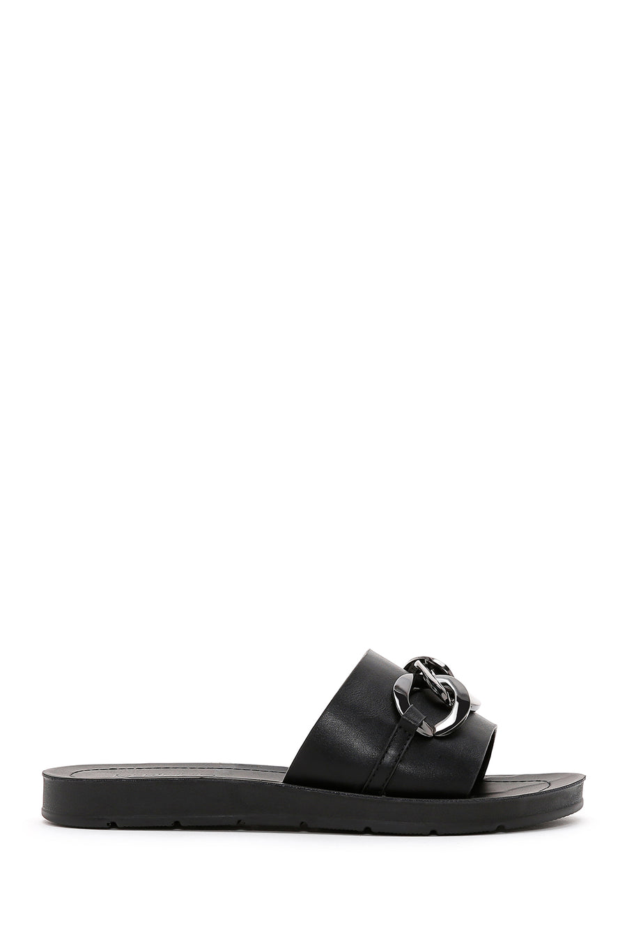 Women's Black Accessory Slippers 26SFE460418 | Derimod